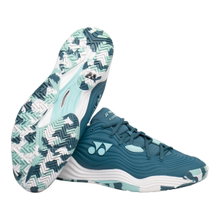 Yonex Tennis Shoes Fusionrev 5 Allcourt/Lightness 2024 Blue-Green Men